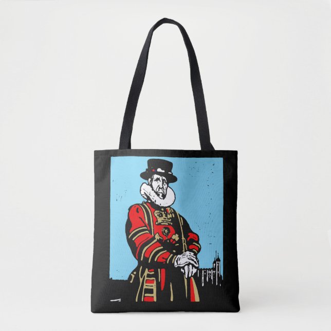 A Yeoman Warder eller Beefeater Tygkasse (Framsida)