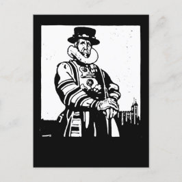 A Yeoman Warder eller Beefeater Vykort