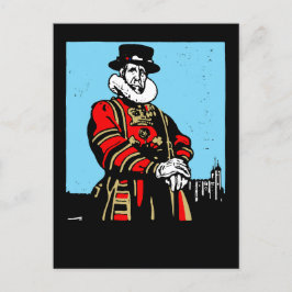 A Yeoman Warder eller Beefeater Vykort