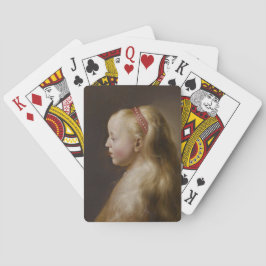 A Young Blonde Girl (av Jan Lievens) Casinokort