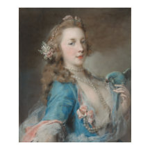 A Young Dam med Parrot