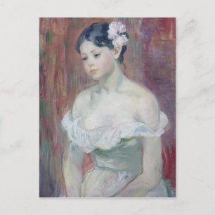 A Young Girl 1893 Vykort