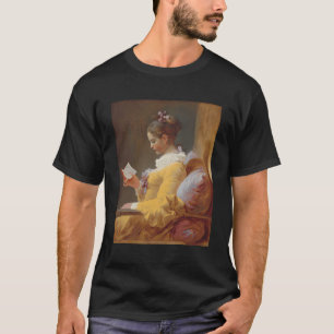 A Young Girl Reading by Jean-Honore Fragonard T Shirt