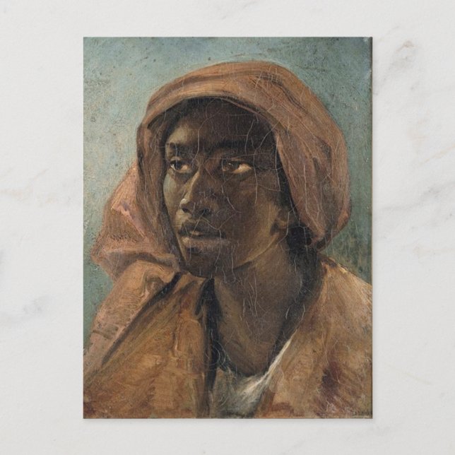 A Young Negro Woman av Theodore Gericault Vykort (Framsida)