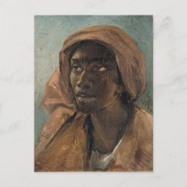 A Young Negro Woman by Gericault Vykort