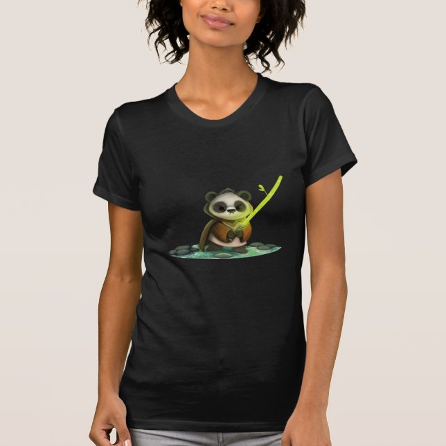 A Young Panda-wan T Shirt (Framsida)