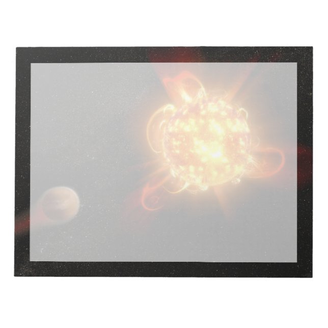 A Young Red Dwarf Anteckningsblock (Framsida)