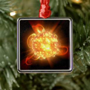 A Young Red Dwarf Julgransprydnad Metall
