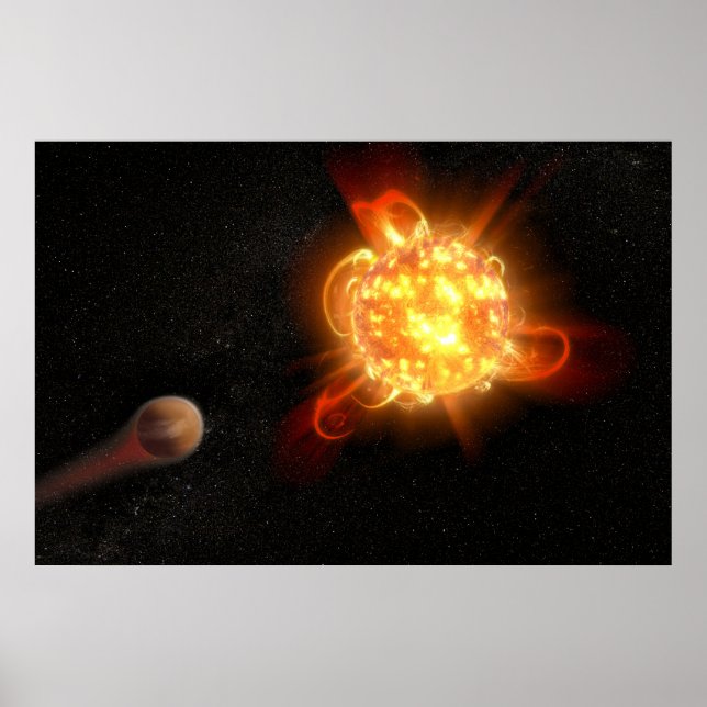 A Young Red Dwarf Poster (Framsidan)