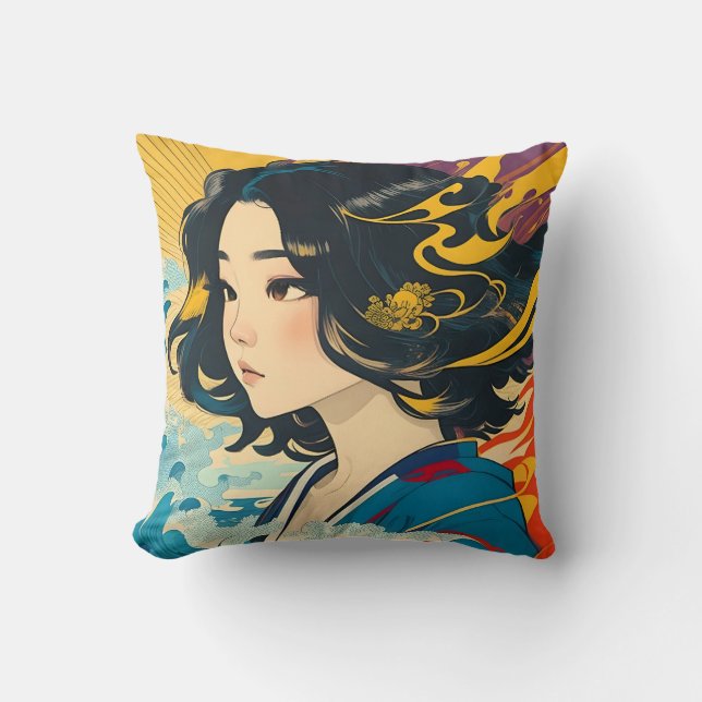 A Young Vietnamese Woman Kudde (Framsida)