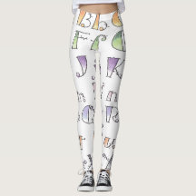 A-z Bokstäver Del 2 Athleisure Byxor