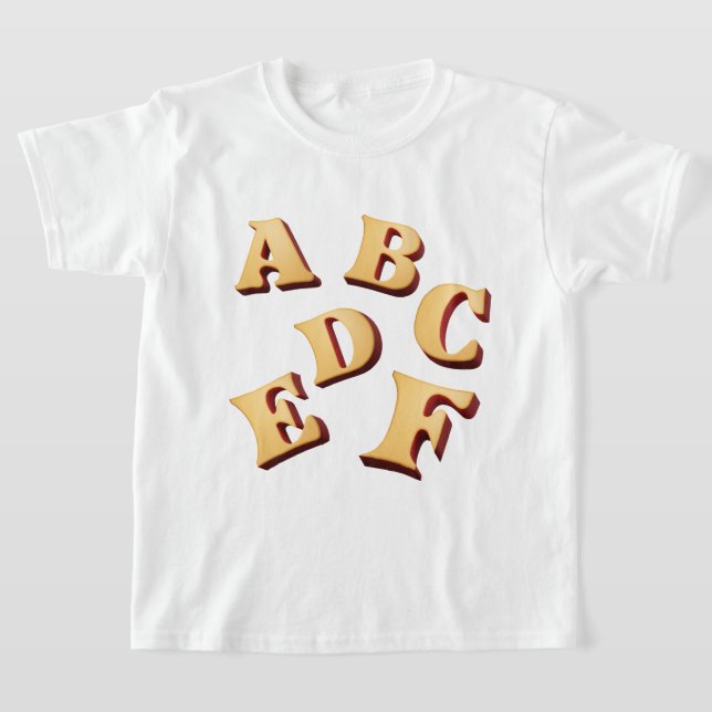 A-Z T SHIRT (Laydown)