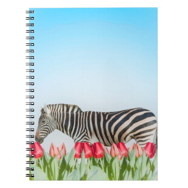 A Zebra bland tulpanerna Anteckningsbok (Framsidan)
