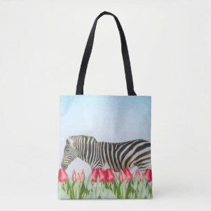 A Zebra bland tulpanerna Tygkasse