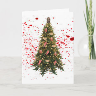 A Zombie Little jul Helgkort