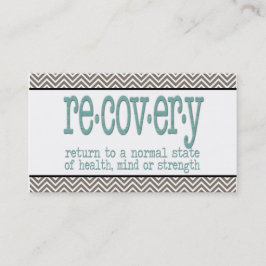 AA-återställningsdefinition Visitkort