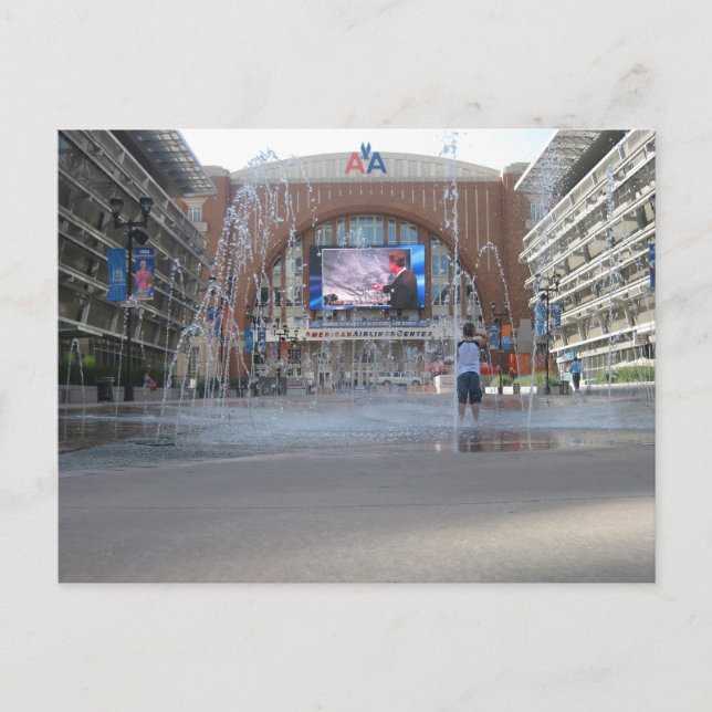 AA-center Dallas Texas Vykort (Framsida)