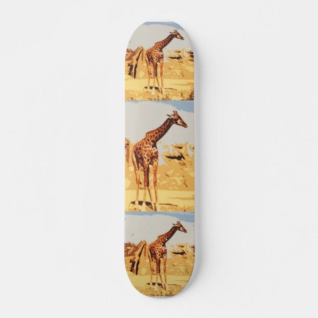 AA-Fantastisk Giraffe Skateboard (Framsida)