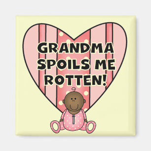 Aa-flickamormodern spolierar mig Tshirts och gåvo Magnet