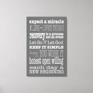 AA Ord & Slogans 2 Canvas