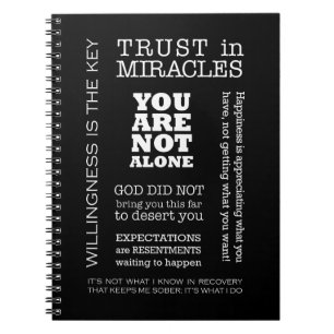 AA Ord & Slogans 3 Anteckningsbok