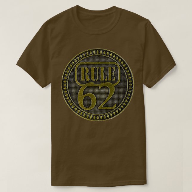 AA Rule 62 Button T Shirt (Design framsida)