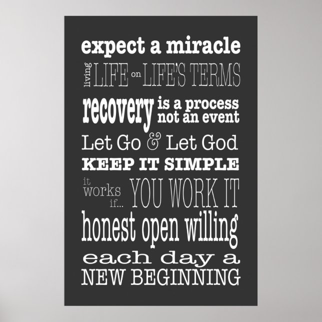 AA Slogans & Ord 2 Poster (Framsidan)