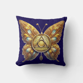 AA Symbol Butterfly och Prayer Kudde