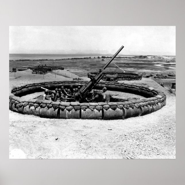 Aa-vapen på Okinawa Poster (Framsidan)