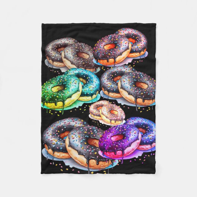 (ååå) donut fleecefilt (Framsidan)