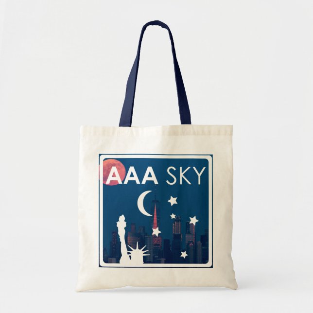 AAA HIMLAR Tote Bag Tygkasse (Framsidan)