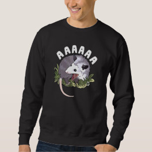 AAAAAA Stressat possum-dank-PM Lång Ärmad Tröja