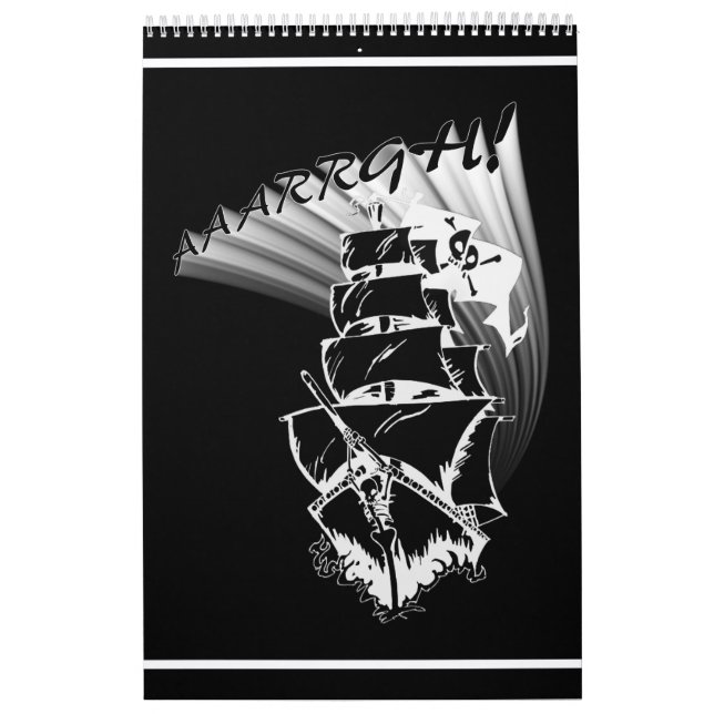 AAAARGH! Det är en Pirat-Frakt! Kalender (Omslag)