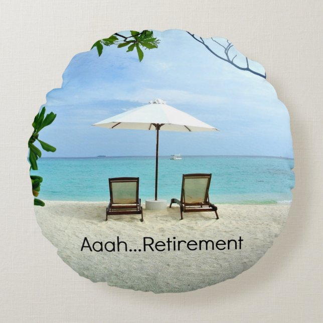 Aaah..pension, Avslaxning vid stranden Rund Kudde (Framsidan)