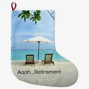 Aaah..pension, Avslaxning vid stranden Stor Julstrumpa