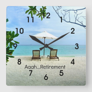 Aaah.. Pension Fyrkantig Klocka