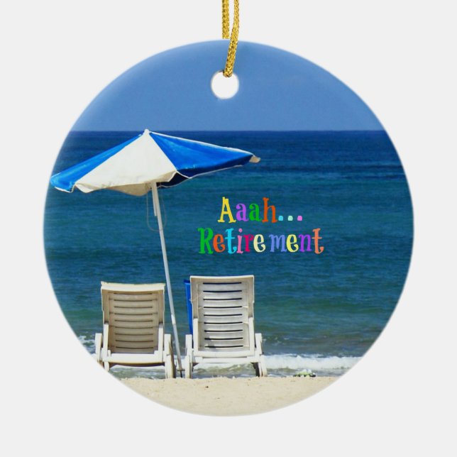 Aaah.. Pension  Julgransprydnad Keramik (Framsidan)