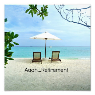 Aaah..Pension, populär design Fototryck