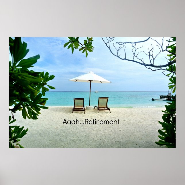 Aaah.. pension, populär design, poster (Framsidan)