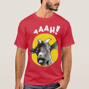 Aaah Screaming Goat Goat Tee Farm Tee Animal