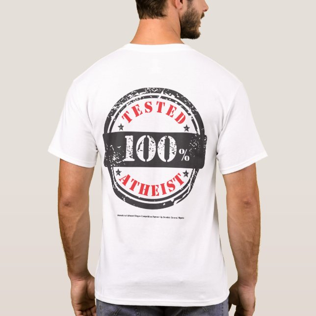 AAAI testat Ateist-Manarna, T-Shirt (Baksida)