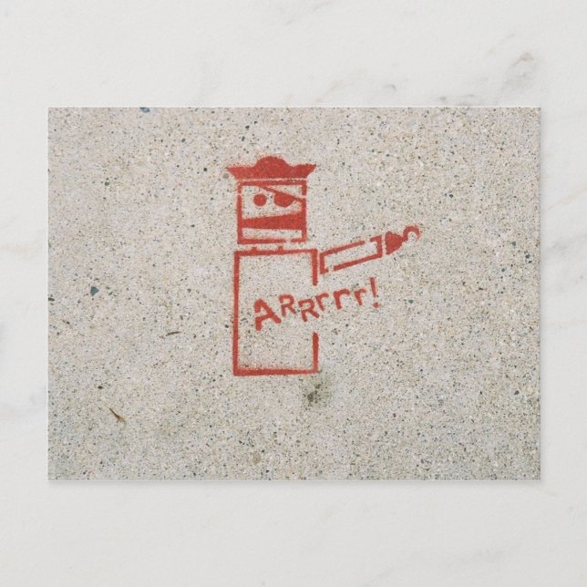 Aaarrr! Vykort (Framsida)