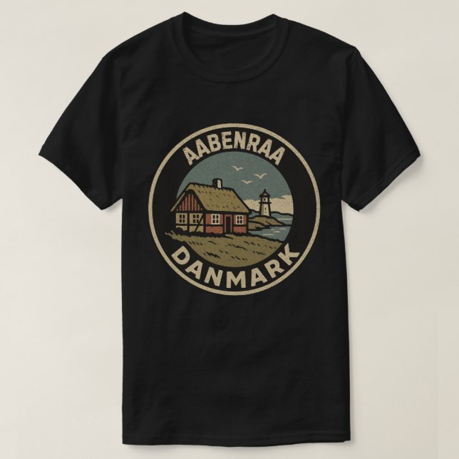 Aabenraa, Danmark Danmark Danmark T Shirt (Design framsida)