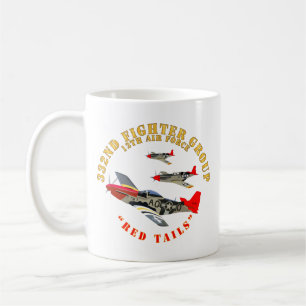 AAC - 332nd Fighter Group - 12:e AF - Red Svan Kaffemugg