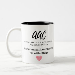 AAC-medvetenhet Två-Tonad Mugg