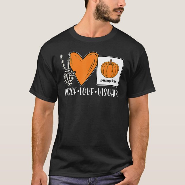 Aac Speech Therapy Slpa Group Halloween Aac Fall D T Shirt (Framsida)