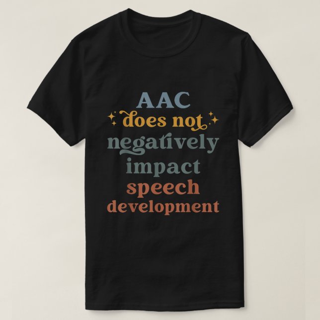 AAC SpP Tal-terapi AAC-kommunikationsenhet för T Shirt (Design framsida)