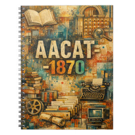 AACAT-1870 Arkivforskning Spiralanteckningsbok Anteckningsbok
