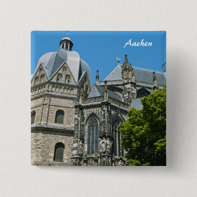 Aachen Buttons Knapp (Framsida)