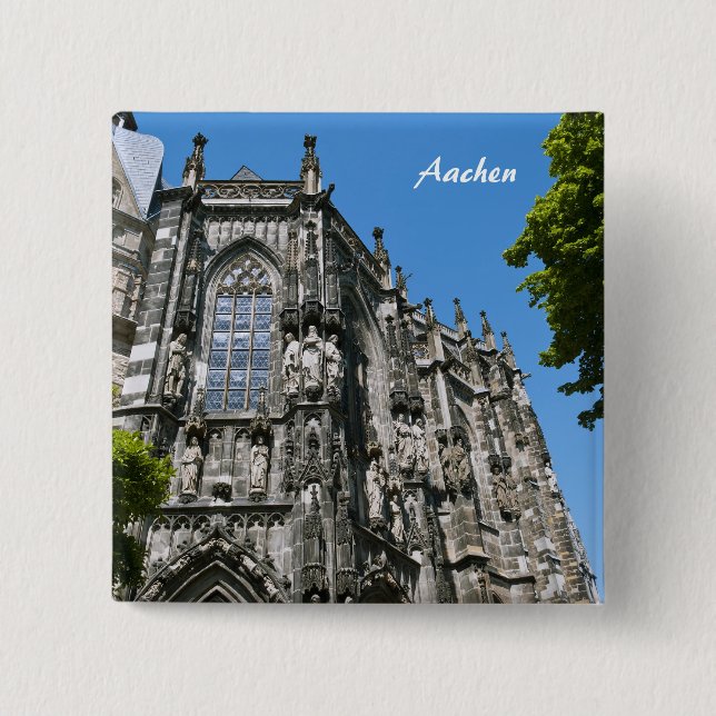 Aachen Buttons Knapp (Framsida)